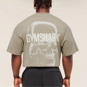 Gymshark Deadweight T-shirt Brown Medium NWT IN PACKAGE